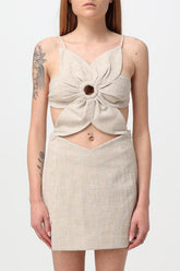 Alma Flower Detail Cut Out Midi Dress | Dress In Beauty